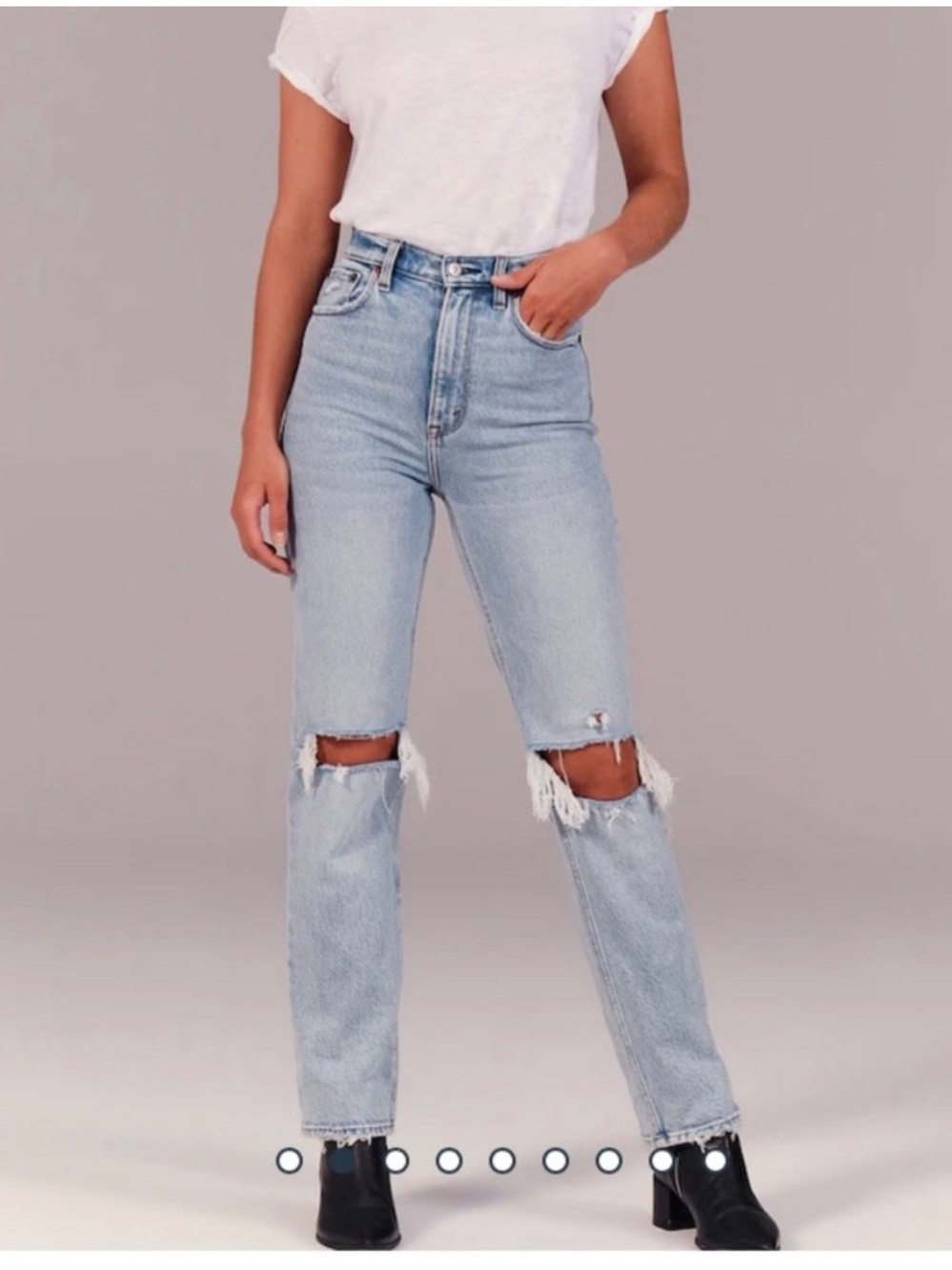 Abercrombie & Fitch The ‘90s Straight Ultra High Rise Jeans Size 27/4R